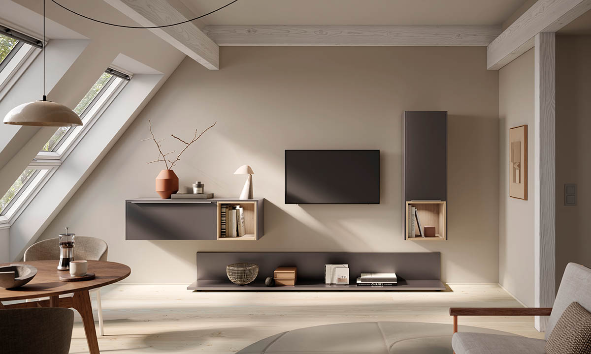 Häcker Vegas Braun Wohnelemente